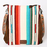 American Darling Cross Body Hand Tooled Saddle Blanket Genuine Leather Women Bag Western Handbag Purse