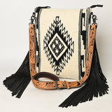 American Darling Cross Body Hand Tooled Saddle Blanket Genuine Leather Women Bag Western Handbag Purse