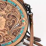 American Darling Canteen Hand Tooled Genuine Leather Women Bag W.