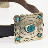 Full Grain Genuine American Leather Belt Men and Women Bling