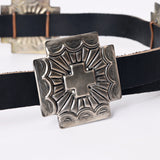 Full Grain Genuine American Leather Belt Men and Women Bling