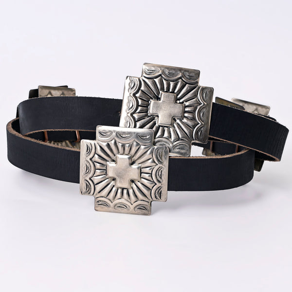 Full Grain Genuine American Leather Belt Men and Women Bling - Uhorse