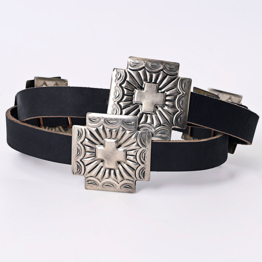 Full Grain Genuine American Leather Belt Men and Women Bling - Uhorse