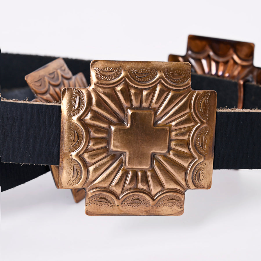 American Darling Full Grain Genuine Leather Belt Womens Western with Removable Buckle Hunter Green Small