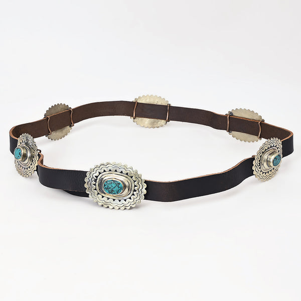 Full Grain Genuine American Leather Belt Men and Women Bling - Uhorse