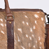 American Darling Duffel Hair on Genuine Leather Western Women Bag | Handbag | Leather Duffle Bag | Weekend Bag | Travel Duffel Bags | Duffel Bag for Women