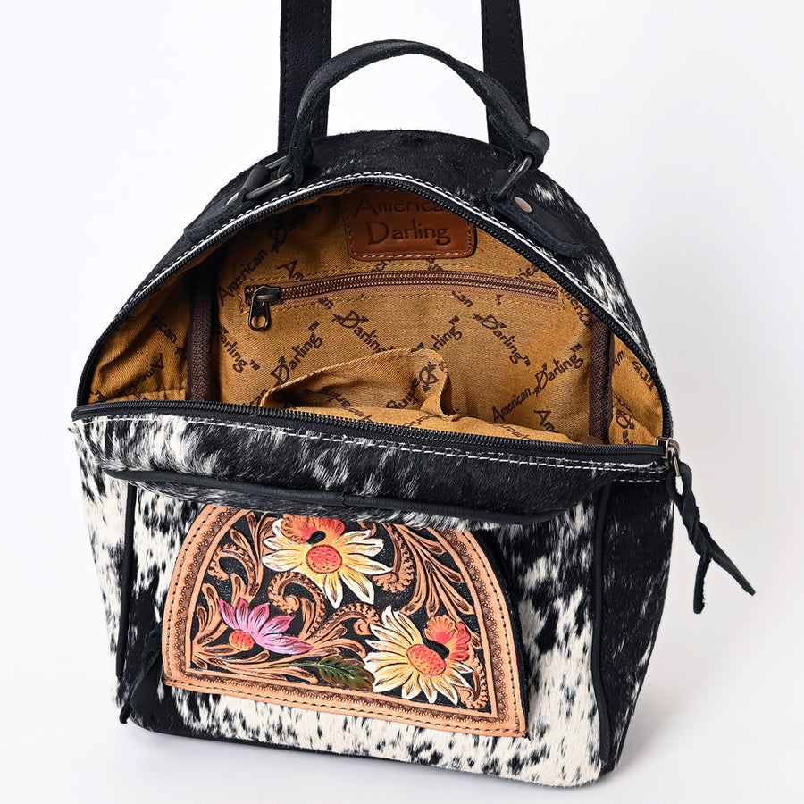 American Darling Backpack Hair on Genuine Leather Western Women Bag | for Laptop School Purse Travel