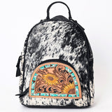 American Darling Backpack Hand Tooled Hair on Genuine Leather Western Women Bag | for Laptop School Purse Travel