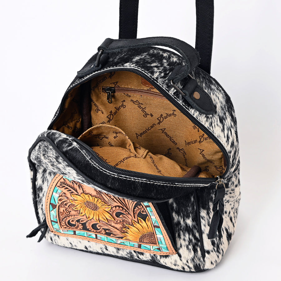 American Darling Backpack Hair on Genuine Leather Western Women Bag | for Laptop School Purse Travel