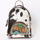 American Darling Backpack Hand Tooled Hair on Genuine Leather Western Women Bag | for Laptop School Purse Travel