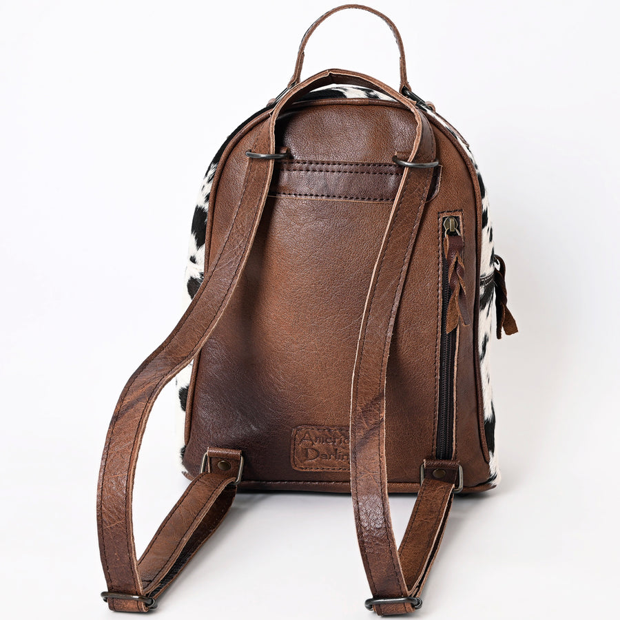 American Darling Backpack Hair on Genuine Leather Western Women Bag | for Laptop School Purse Travel
