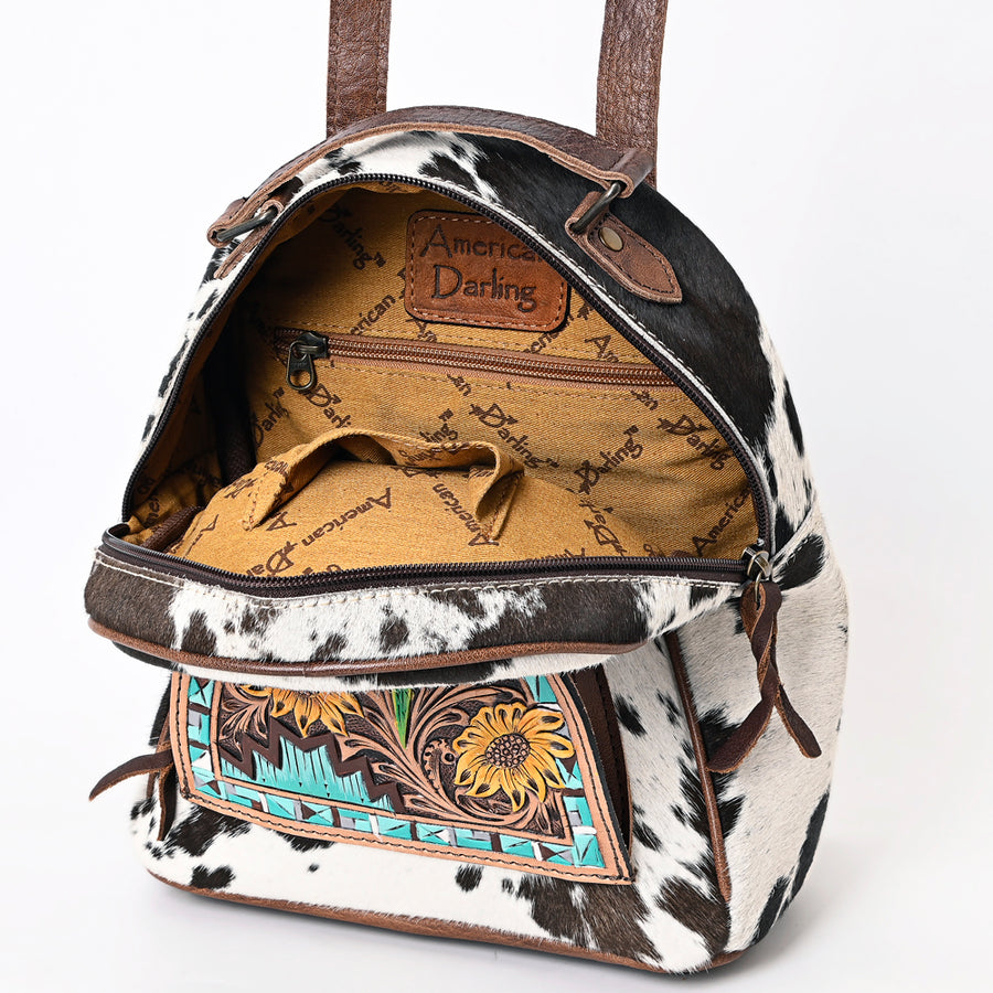 American Darling Backpack Hair on Genuine Leather Western Women Bag | for Laptop School Purse Travel