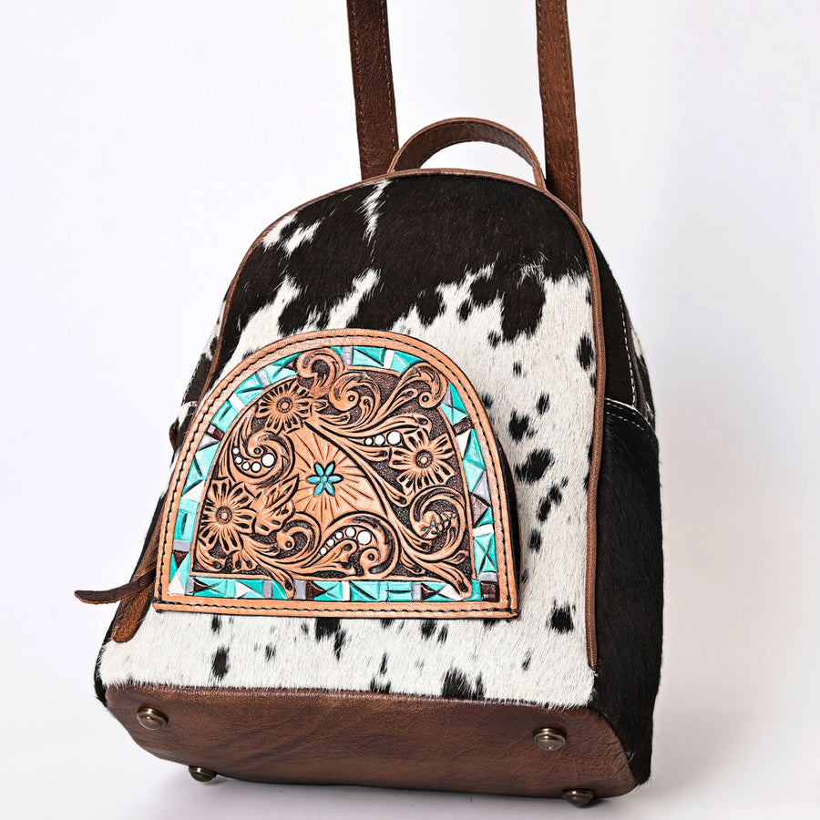 American Darling Backpack Hair on Genuine Leather Western Women Bag | for Laptop School Purse Travel