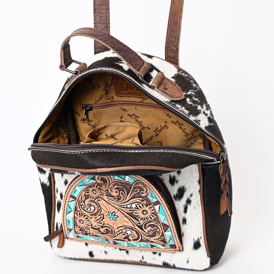 American Darling Backpack Hair on Genuine Leather Western Women Bag | for Laptop School Purse Travel