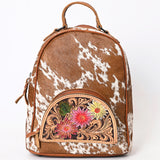American Darling Backpack Hand Tooled Hair on Genuine Leather Western Women Bag | for Laptop School Purse Travel