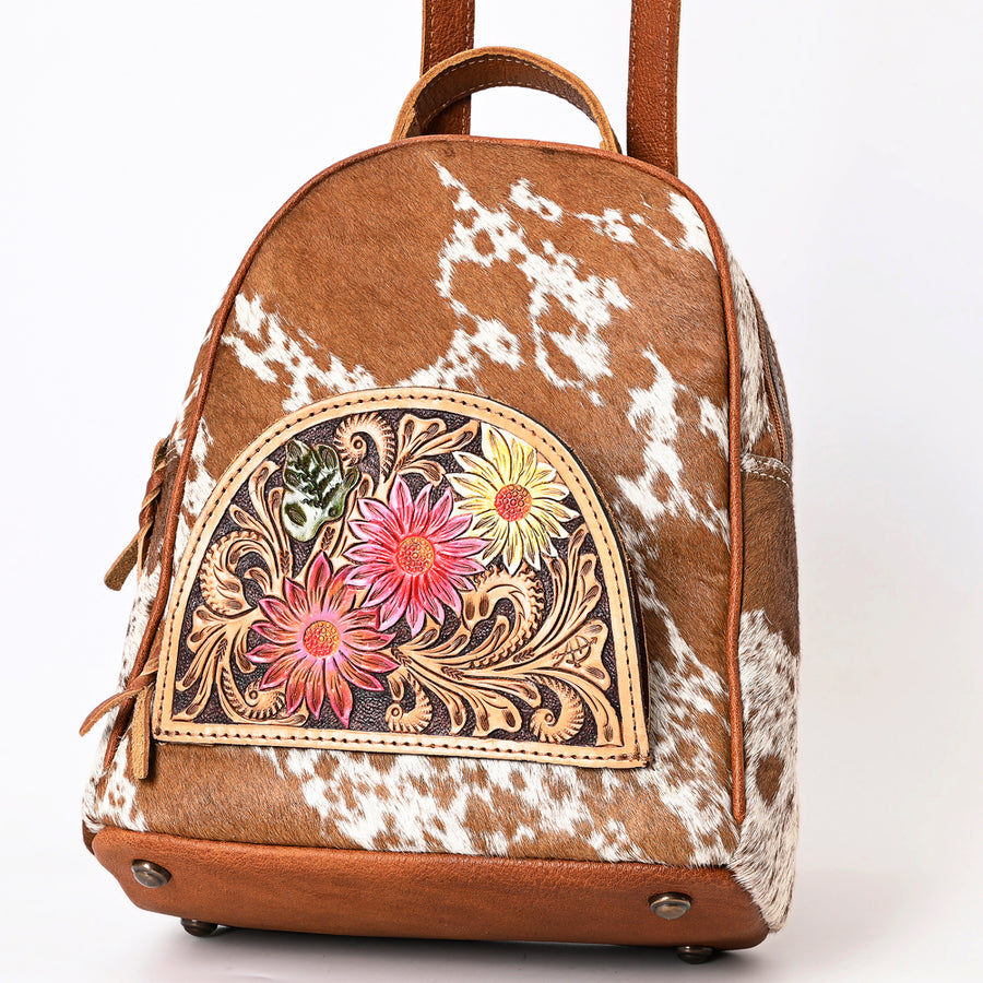 American Darling Backpack Hair on Genuine Leather Western Women Bag | for Laptop School Purse Travel