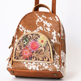 American Darling Backpack Hand Tooled Hair on Genuine Leather Western Women Bag | for Laptop School Purse Travel