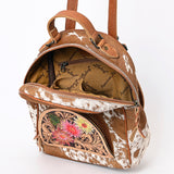 American Darling Backpack Hand Tooled Hair on Genuine Leather Western Women Bag | for Laptop School Purse Travel