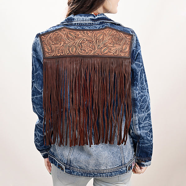 ADJKT020 Genuine leather Hand tooled hand carved Women 100% cotton by Hilason – Cowboy and equestrian accessories