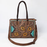 American Darling Tote Hand Tooled Genuine Leather women bag western handbag purse