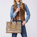 American Darling Tote Hand Tooled Genuine Leather women bag western