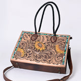 American Darling Tote Hand Tooled Genuine Leather women bag western handbag purse