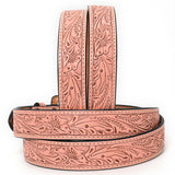 American Darling ADBLF218-L Beautifully Hand Tooled Genuine American Leather Belt Men and  Women