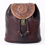 American Darling Backpack Hand Tooled Genuine Leather Western Women Bag Handbag Purse | for Laptop