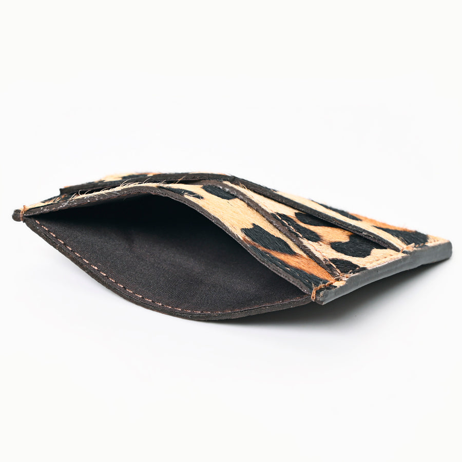 American Darling Card Holder Hair on Genuine Leather | Business Credit Sports