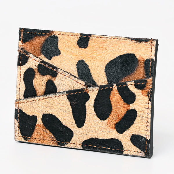American Darling Card Holder Hair on Genuine Leather | Business Credit Sports - Uhorse