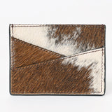 American Darling Card Holder Hair on Genuine Leather | Card Holder | Business Card Holder | Credit Card Holder | Leather Card Holder