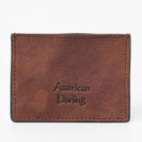 American Darling Card Holder Hair on Genuine Leather | Business Credit Sports