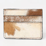 American Darling Card Holder Hair on Genuine Leather | Card Holder | Business Card Holder | Credit Card Holder | Leather Card Holder | Sports Card Holder