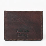 American Darling Card Holder Hair on Genuine Leather | Business Credit Sports