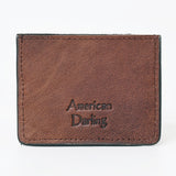 American Darling Card Holder Hair on Genuine Leather | Business Credit