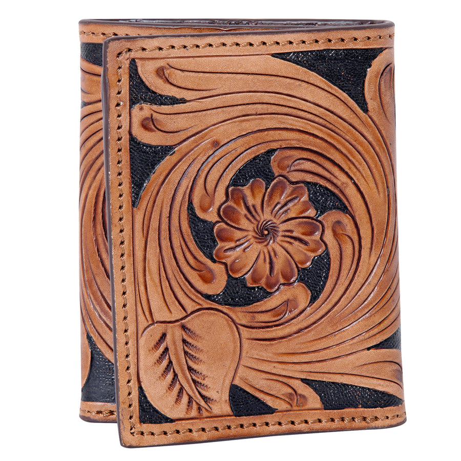 OHLAY WALLET Hand Tooled Genuine Leather women bag western handbag purse - Uhorse