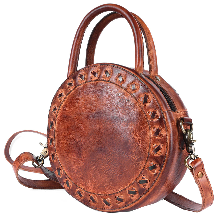 Never Mind Nmbgm136A Canteen Vintage Handmade Genuine Cowhide Leather by Hilason – Cowboy and equestrian accessories
