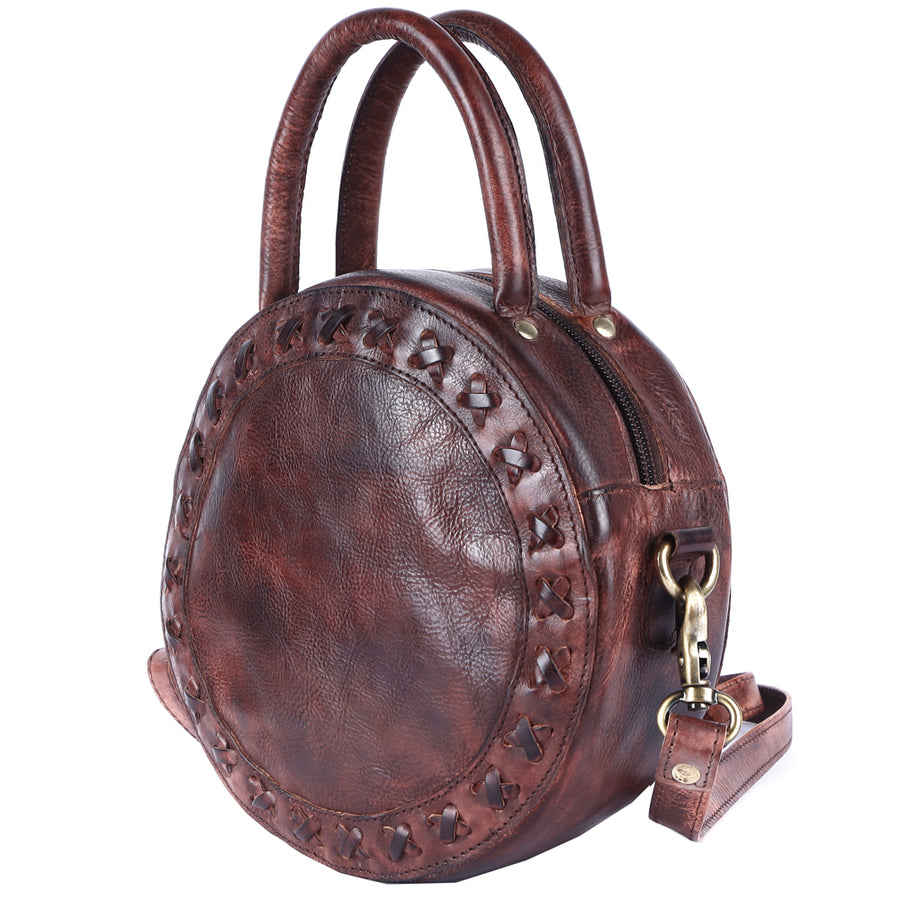 Never Mind Nmbgm136B Canteen Vintage Handmade Genuine Cowhide Leather by Hilason – Cowboy and equestrian accessories