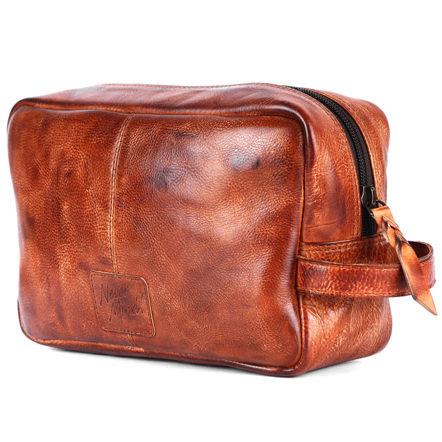 Never Mind Nmbgm137B Toiletry Vintage Handmade Genuine Cowhide Leather Women Bag Western Handbag Purse