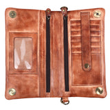 Never Mind Nmbgm140A Wallet Vintage Handmade Genuine Cowhide Leather Women Bag Western Handbag Purse