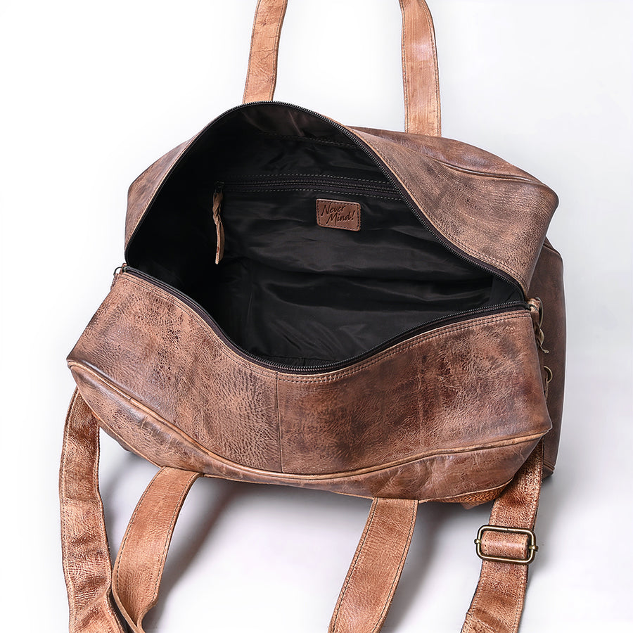 Never Mind NMBGM142 Duffel Genuine Leather Women Bag Western Handbag Purse