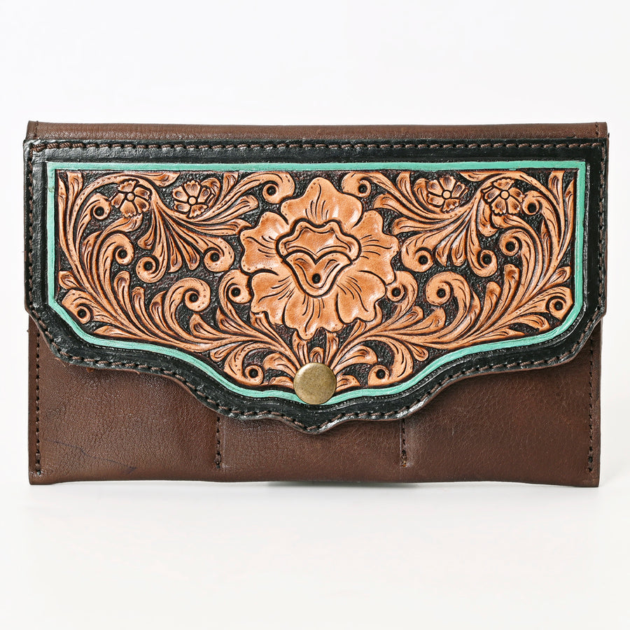American Darling Clutch Hand Tooled Genuine Leather Western Women Bag Handbag Purse | Purses for Cute