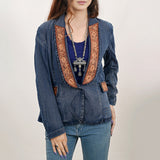 ADBZ040 Genuine leather Hand tooled hand carved Women 100% cotton by Hilason – Cowboy and equestrian accessories