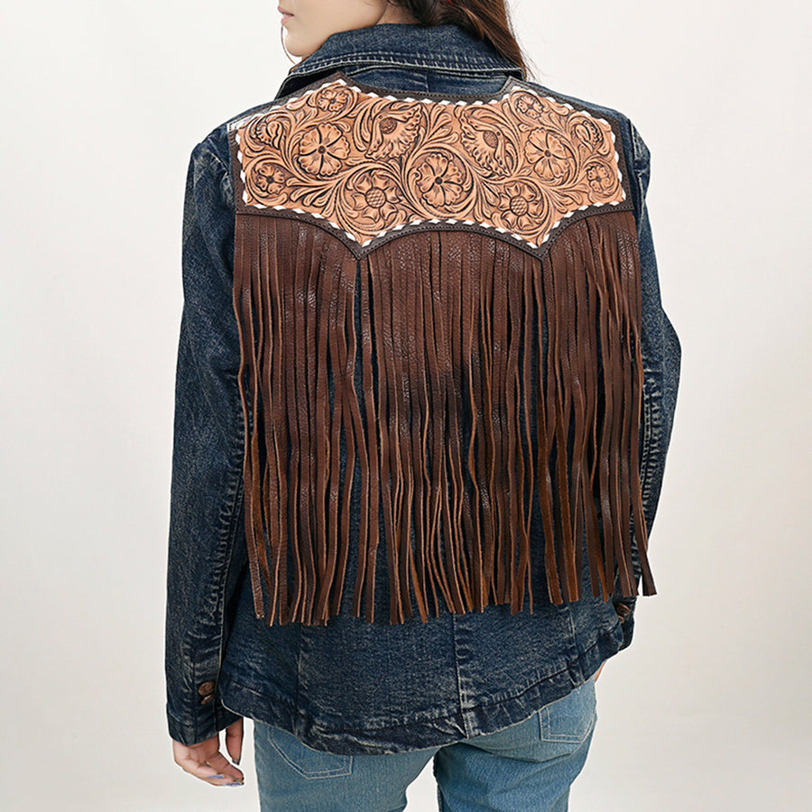 American Darling ADBZ044-L Genuine leather Hand tooled hand carved by Hilason – Cowboy and equestrian accessories