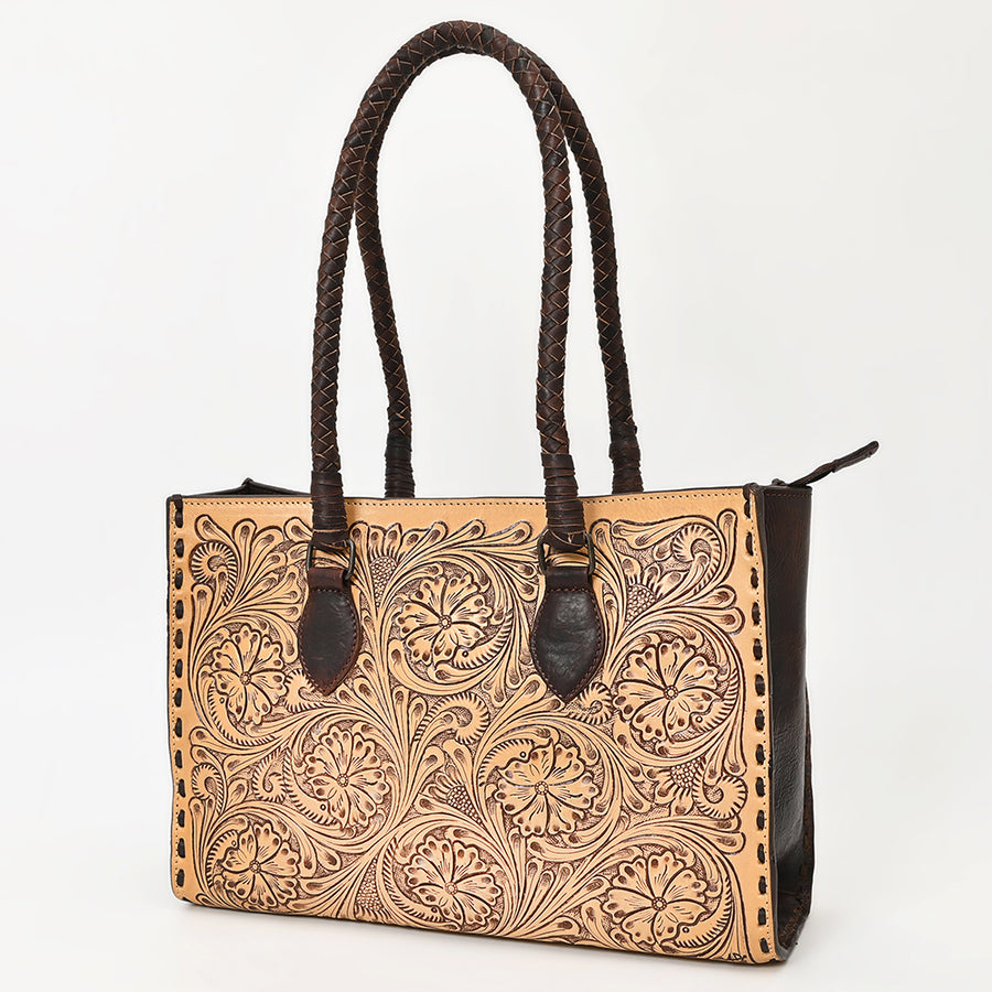 American Darling Tote Hand Tooled Genuine Leather Western Women Bag Handbag Purse | Casual - Uhorse