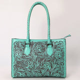 ADBGZ757B American Darling Hand Tooled Genuine Leather Women Bag Western Handbag Purse