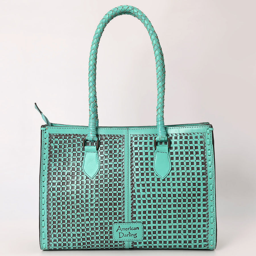 American Darling Tote Hand Tooled Genuine Leather Western Women Bag Handbag Purse | Casual