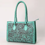 ADBGZ757B American Darling Hand Tooled Genuine Leather Women Bag Western Handbag Purse