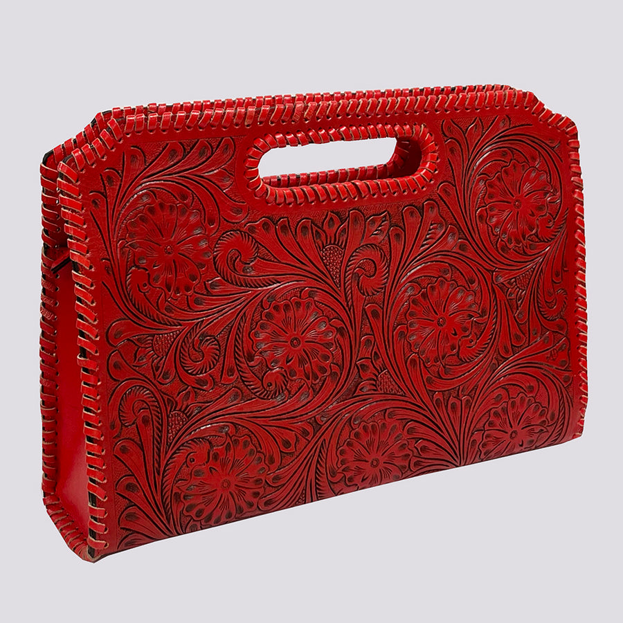 American Darling Clutch Hand Tooled Genuine Leather Western Women Bag Handbag Purse | Purses for