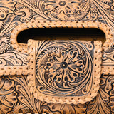 American Darling Wallet Hand Tooled Genuine Leather Western Women Bag | Wristlet Travel